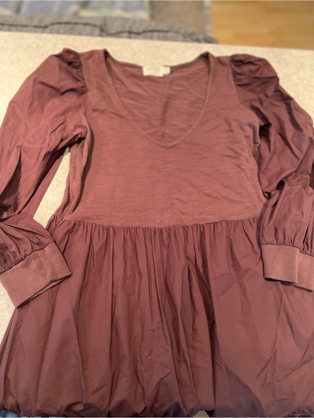 Nation LTD Mauve V-Neck Dress